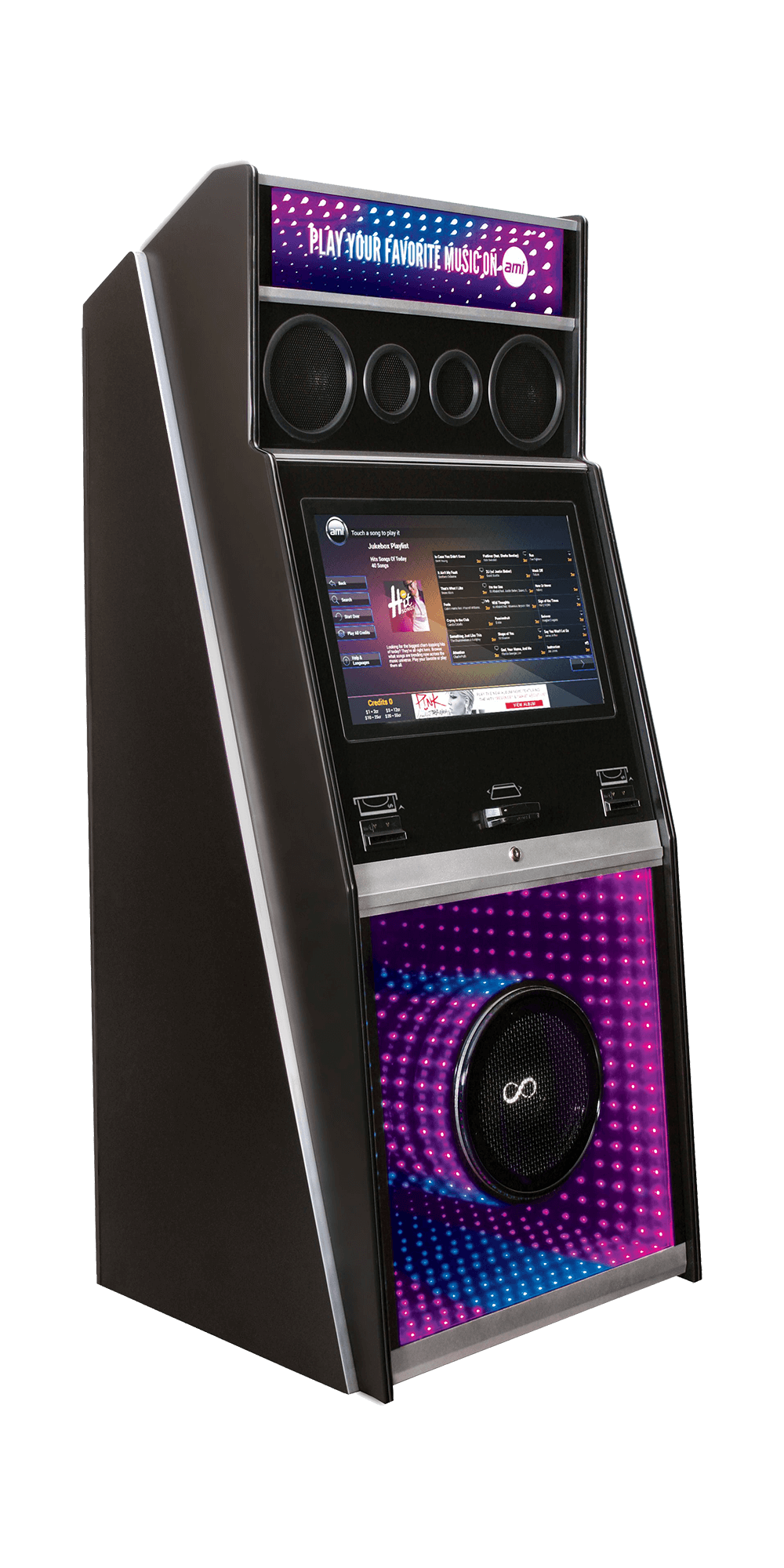 AMI NGX Infinity Jukebox for rent Emerson Amusements