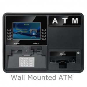 Wall mounted ATM rental